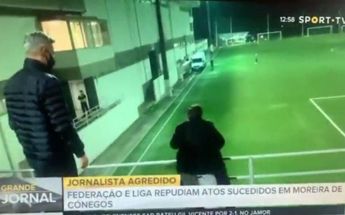 Empresário de Futebol agride repórter de imagem da TVI