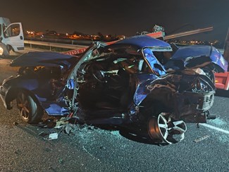 Condutor em estado grave após colisão na A28 junto á Póvoa de Varzim