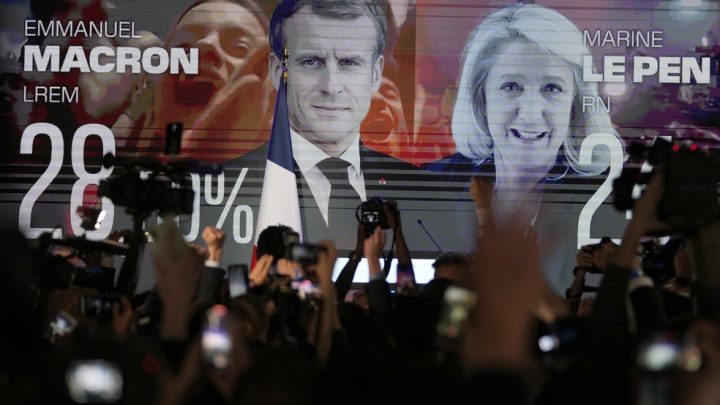 Macron e Le Pen disputam eleições na França que decidem destino da União Europeia