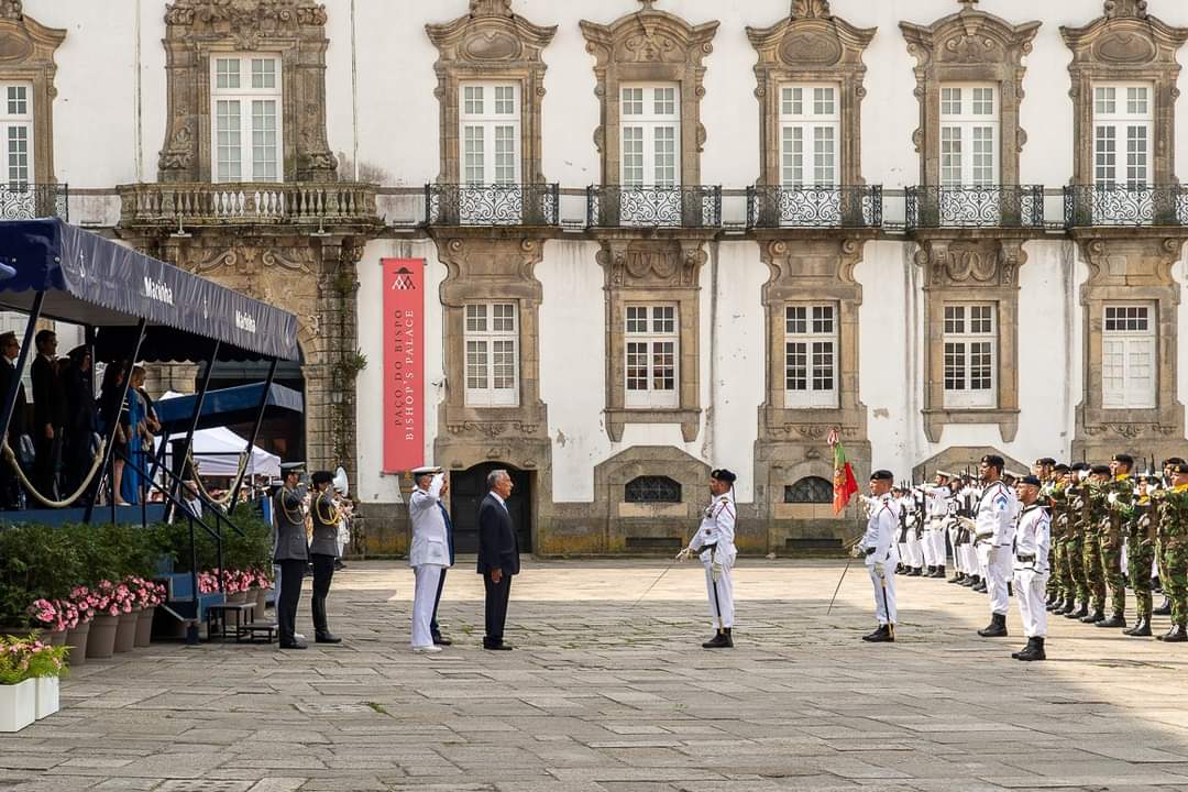 Presidente da República exaltou o papel dos militares na História do País durante cerimónia no Porto