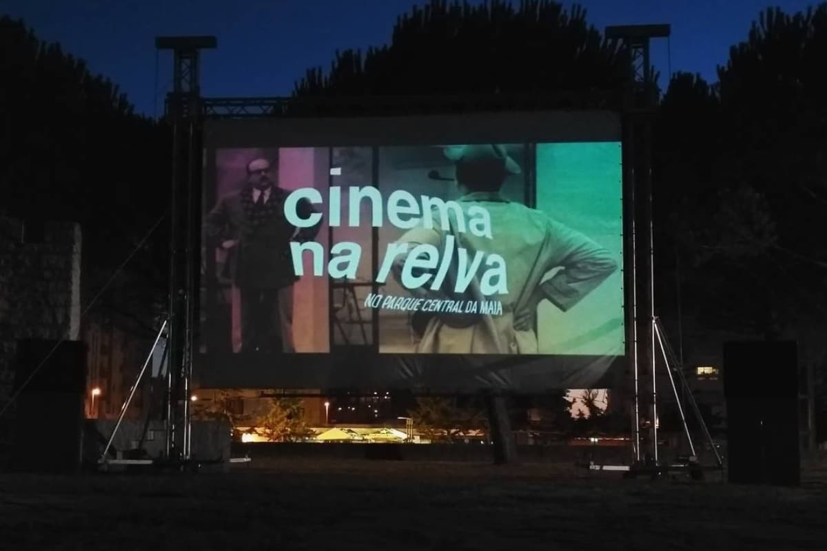 Maia transforma parque em Cinema na Relva