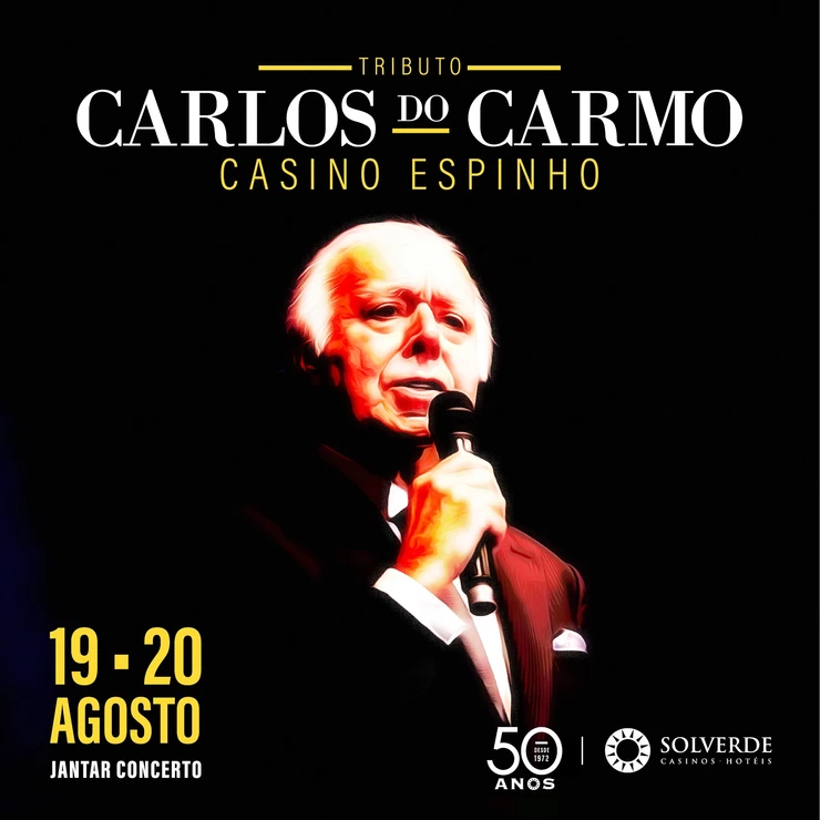 Tributo a Carlos do Carmo no Casino de Espinho