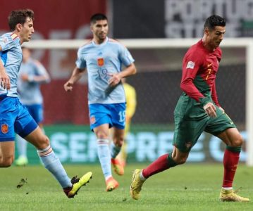 Portugal perde diante a Espanha e fica afastado da final four da Liga das Nações.