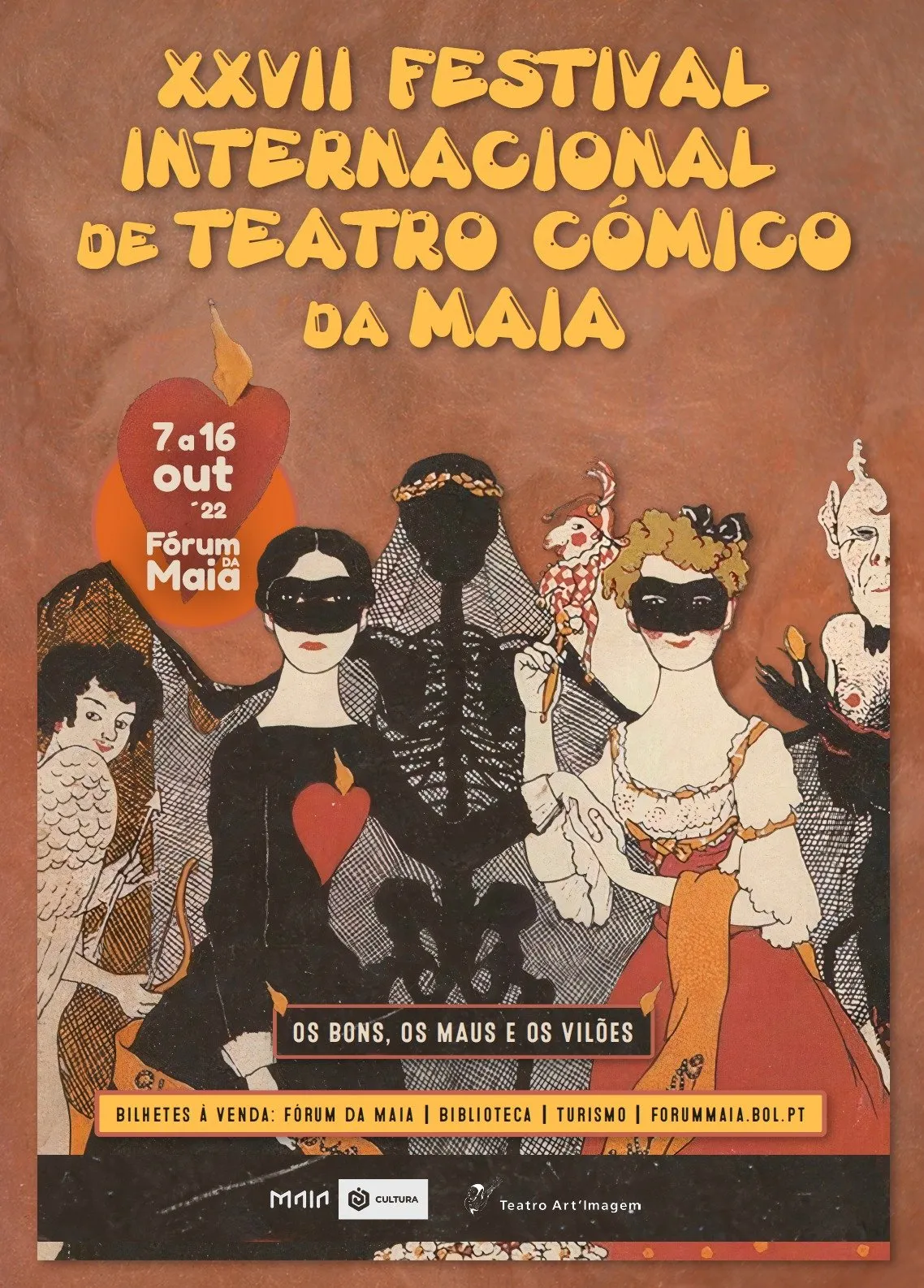 Está a decorrer a XXVII edição do Festival Internacional de Teatro Cómico da Maia