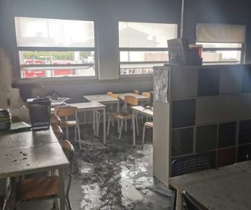 Incêndio destrói centro de estudos em Matosinhos