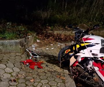 Motociclista morre após despiste em São João da Madeira.