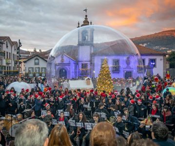 Magia do Natal chegou ao centro histórico de Arouca
