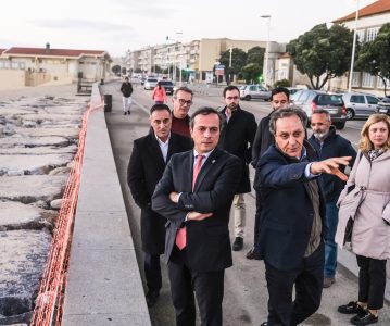 Secretário de Estado do Ambiente visitou obras da marginal em Vila do Conde