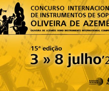 Mais de três centenas de músicos de cinco países integram o concurso de sopros em Oliveira de Azeméis