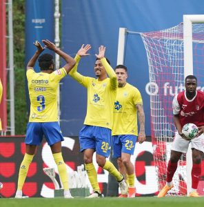 Arouca surpreende Sporting de Braga com vitória por 3-0 em jogo da 28ª jornada da I Liga Portuguesa de Futebol