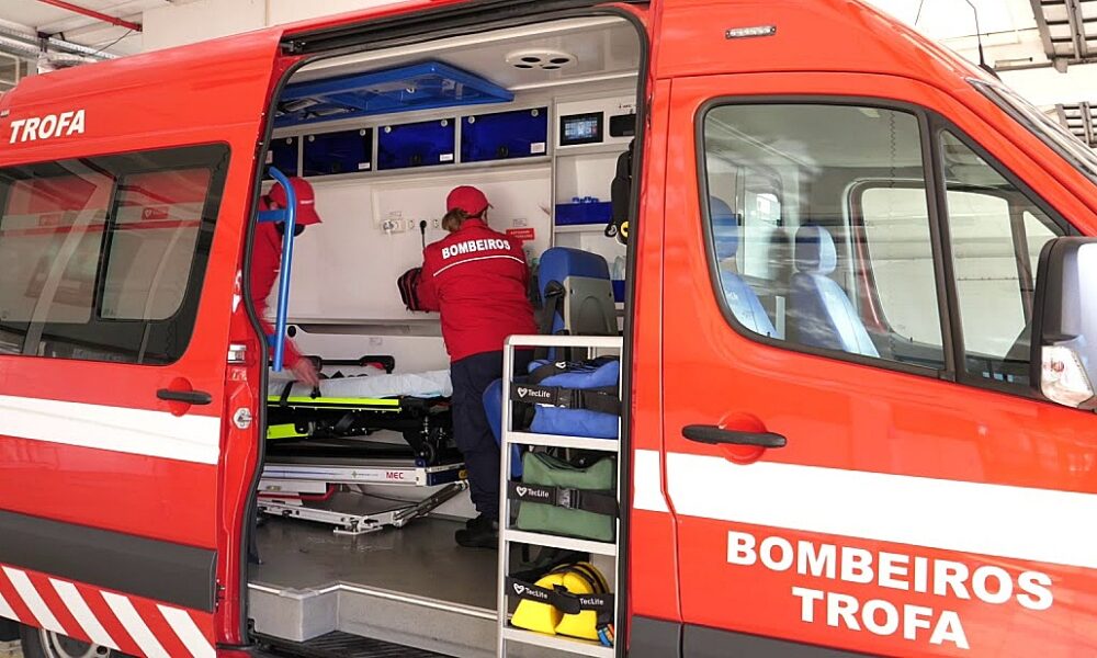 Noite de Natal Movimentada para os Bombeiros da Trofa com Oito Ocorrências e uma Morte Trágica