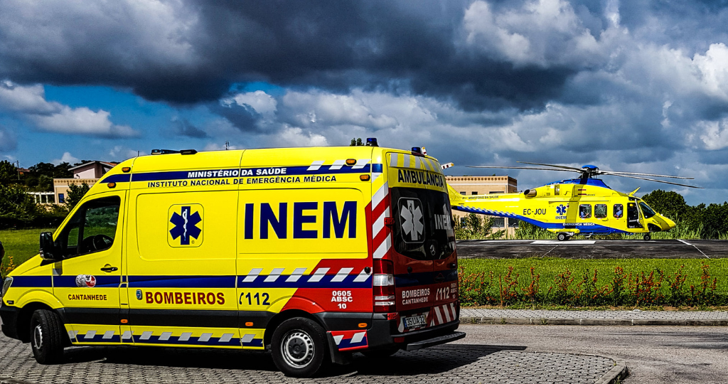 Motociclista em estado grave após despiste em Santa Maria da Feira