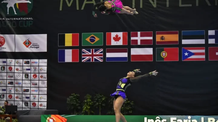 Atleta Vilacondense conquista pódio na Taça do Mundo de Ginástica acrobática