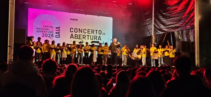 Gaia dá início às celebrações como Capital Nacional da Juventude 2025 com concerto de Ivandro