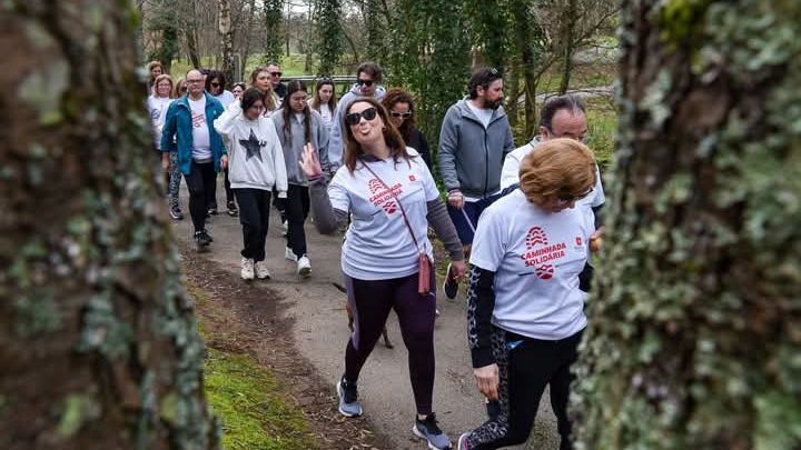 Caminhada dos Afetos em São João da Madeira angariou 1.040 euros para a Liga Portuguesa Contra o Cancro